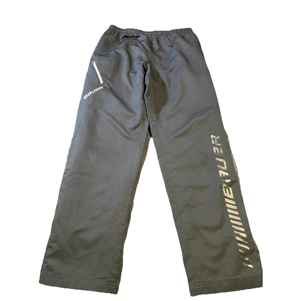 ⁠Bauer Team Lightweight Hockey Warm Up Track Pants Black Men's Size Medium M